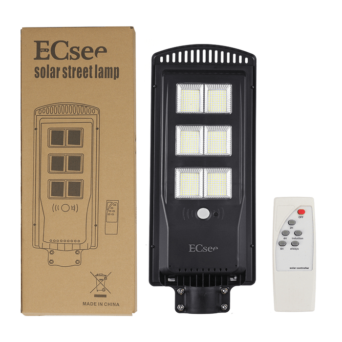 900W 576Leds 6V/18W Solar Street LED Light Waterproof with Remote Controller