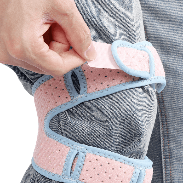 1 Pc Knee Support Adjustable Breathable anti Bump Pain Relief Knee Wrap Sleeve Pad Leg Protector Outdoor Fitness Sport