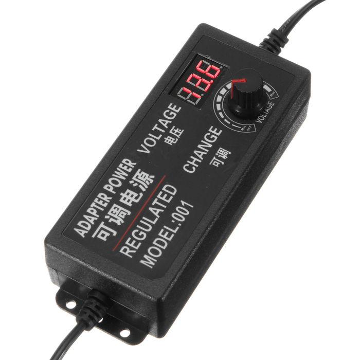 AU Plug 9-24V 3A 72W AC/DC Adapter Switching Power Supply Adjustable Power Adapter Display