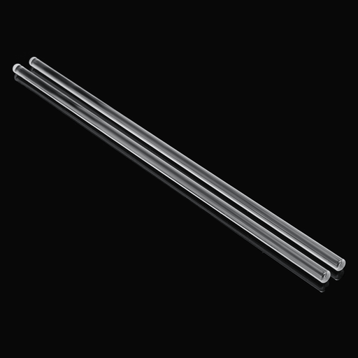 2Pcs 250Mm Glass Stirring Mixing Rod Stirrer Mixer Sticks Rods Laboratory Experiment Glassware