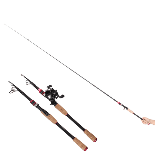 Zanlure 1.98/2.1/2.4/2.7M Fishing Rod Telescopic Lightweight Carbon Fiber Spinning Fishing Pole