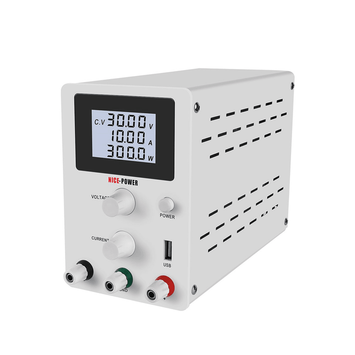 NICE-POWER R-SPS3010D LCD Screen 30V 10A Adjustable Switching DC Lab Bench Power Supply Digital Regulated Modul Laboratory 110V/220V Current Stabilizer