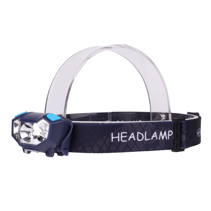 XANES 2903 650LM XPE+2* LED 5 Modes Headlamp 950Mah Battery USB Interface Motion Sensor LED Headlamp