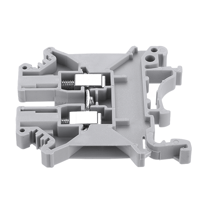 50Pcs UK2.5B/UK3N/UK5N Guide Rail Terminal Block 0.2-2.5M㎡ 32A 800V Connector Terminal