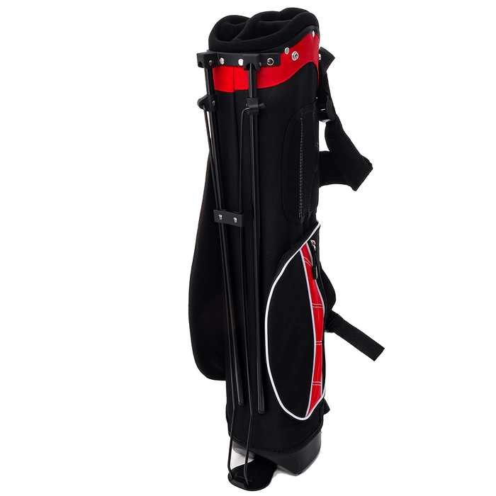 Children'S Golf Bag Golf Support Ultra Light Stand Portable Large Capacity Double Shoulder Strap for Boy Girl 3-12 Years Old