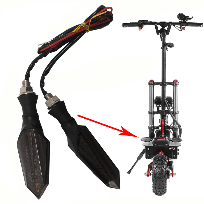 36-60V Universal Electric Scootor Taillight E-Bike Turn Signal Light + Brake Light for LAOTIE Es18/Ti30/Es10/Es18