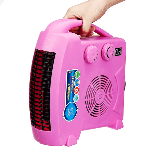 220V Display Mini Heater Electric Heater Small Air Conditioner Cold Warm Bathroom Wall Hanging