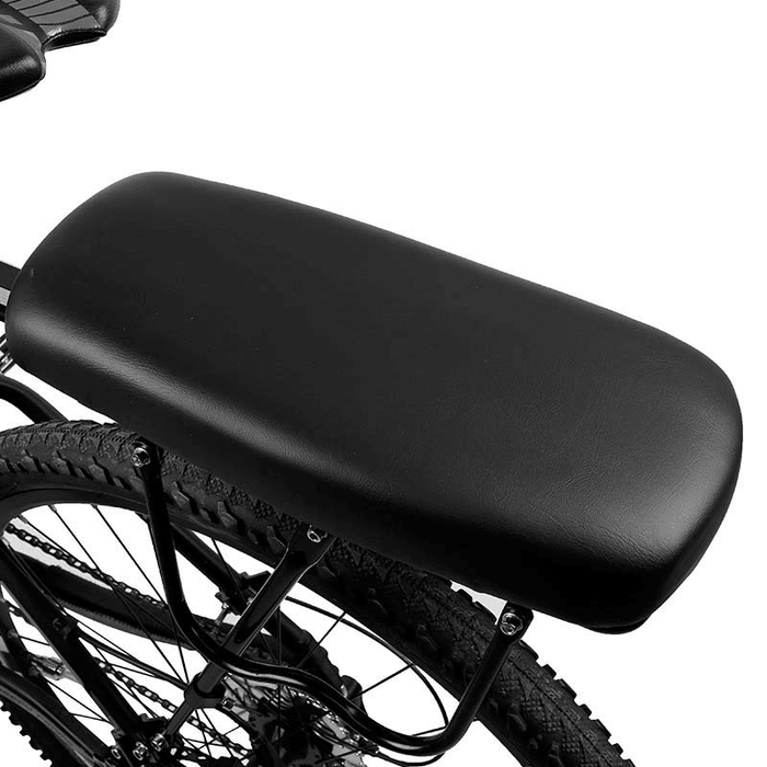 BIKIGHT Bicycle Manned Cushion Mountain Bike Back Shelf Seat Thickening Cushion Comfortable Saddle Outdoor Riding Back Seat