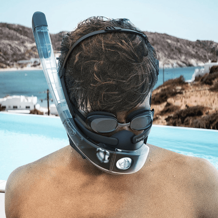 Diving Snorkeling Mask anti Fog Leak Proof Underwater Split Diving Face Cover Swimming Equipment