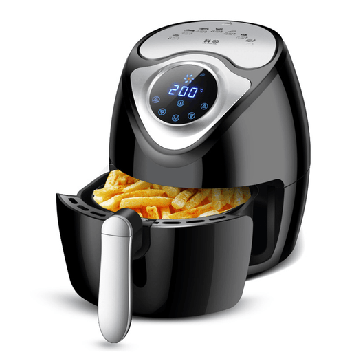 1700W Electric Air Fryer Digital Timer Temp Control 6.1 Quart Oil-Free Touch Screen Fried Food for Home Fast Food