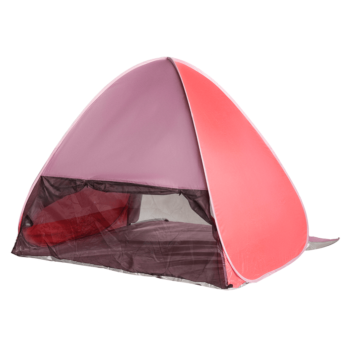 Outdoor Camping Waterproof Beach Tent Uv-Proof Sunshade Tent for 2 Person Portable Automatic Folding Tent Shelter