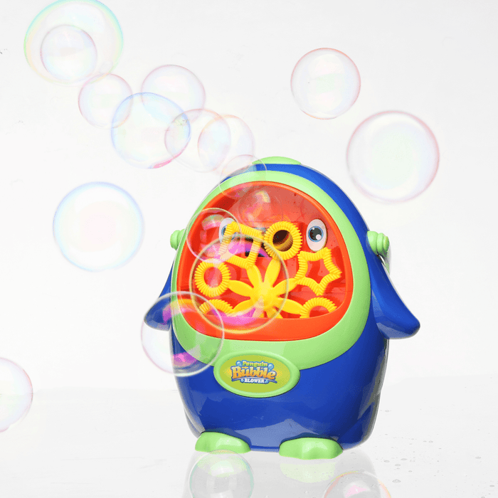 Automatic Electric Penguin Bubble Machine Handheld Bubble Making Machine Outdoor Games Children'S Toys Gifts