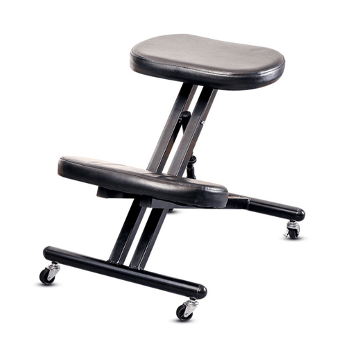 Kneeling Chair Corrective Seat Rollers Height Adjustable Stable Office Home Chair Knee Cushion