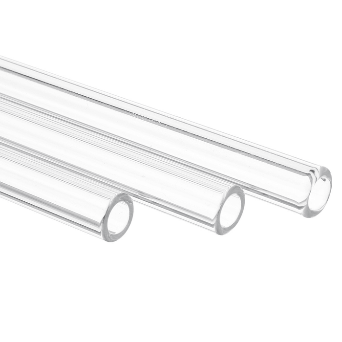 10Pcs 250Mm OD 7Mm 2Mm Thick Wall Borosilicate Glass Blowing Lab Tube