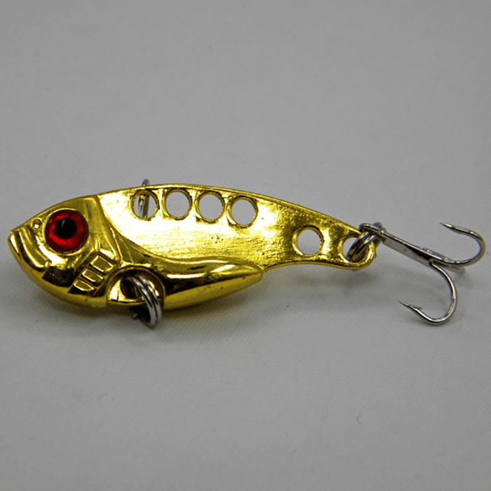 Metal VIB Jig Fishing Lure Multicolor 3D Eyes Bait Tackle Full Swimming Layer Fishing Bait Spoons