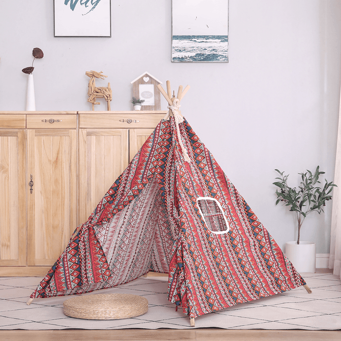 Indoor Foldable Teepee Kids Fun Portable Practice Trainer Tent Birthday Toys