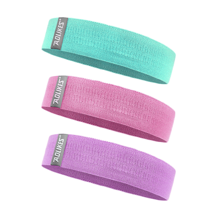 AOLIKES 3Pcs/Set Fitness Resistance Bands Expander Rubber Belt for Yoga Pilates Training Body Shaping 60/90/150LB