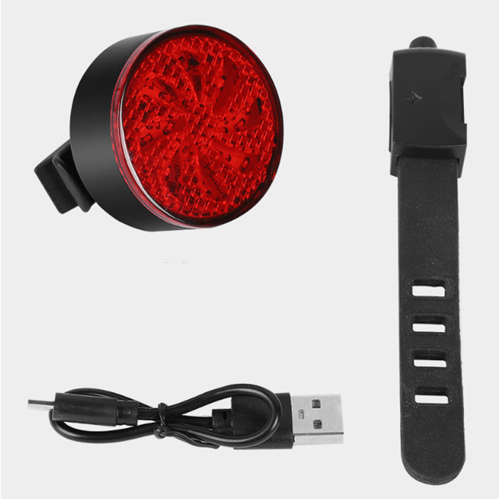 WEST BIKING 40LM IPX4 Waterproof COB Bike Tail Light 2 Modes USB Charging Warning Bike Light