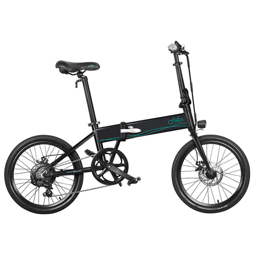 [US Direct] FIIDO D4S 10.4Ah 36V 250W 20 Inches Folding Moped Bicycle 25Km/H Top Speed 80KM Mileage Range Electric Bike US Plug
