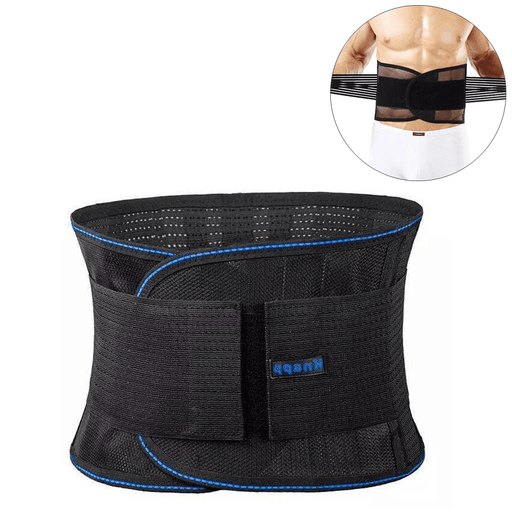 KALOAD Fitness Protection Belt Waist Support Belt Lumbar Back Posture Corrector Stress Relaxation