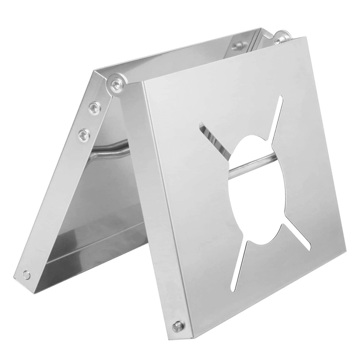 Ipree® Stainless Steel Camping Stove Bracket Heat Insulation Table Gas Furnace Folding Cooker Table Stove Accessories