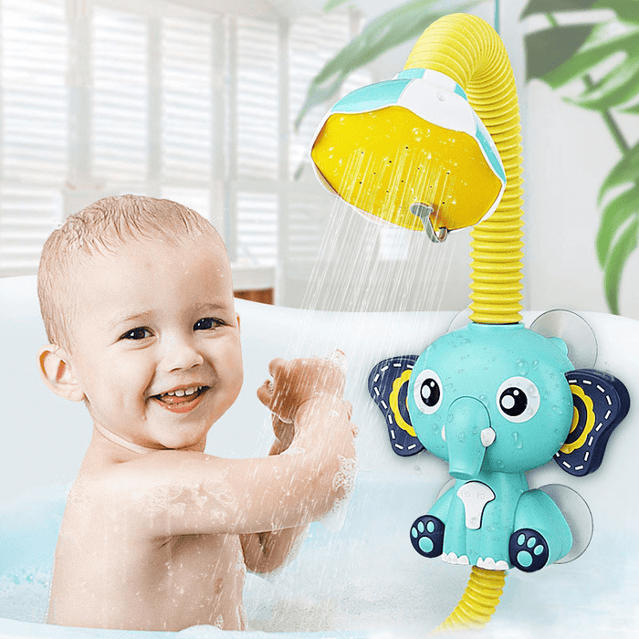 Electric Elephant Shower Tool Spray Baby Bath Swimming Toys for Kids Bathroom Water Game