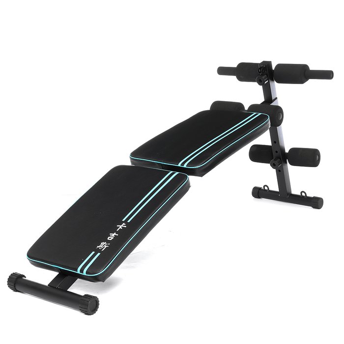 Multifunction Double Folding Exercise Bench Ab Sit-Ups Muscle Trainer Adjustable Bench Fitness Equipment