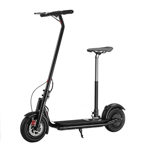 NEXTDRIVE N-7 300W 36V 10.4Ah Foldable Electric Scooter with Saddle for Adults/Kids 32 Km/H Max Speed 18-36 Km Mileage Black