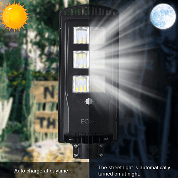 900W 576Leds 6V/18W Solar Street LED Light Waterproof with Remote Controller