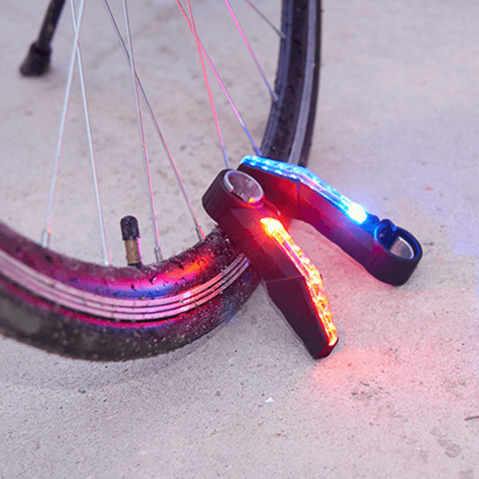 Bicycle Horns Light Mountain Bike Signal Turn Light Handlebar Warning Light