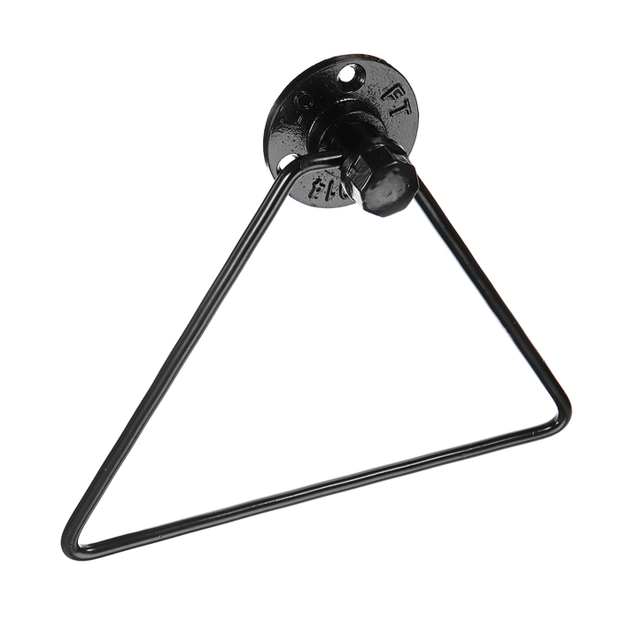 Wall Mounted Towel Holder Triangle Metal Bathroom Kitchen Hand Towel Rack