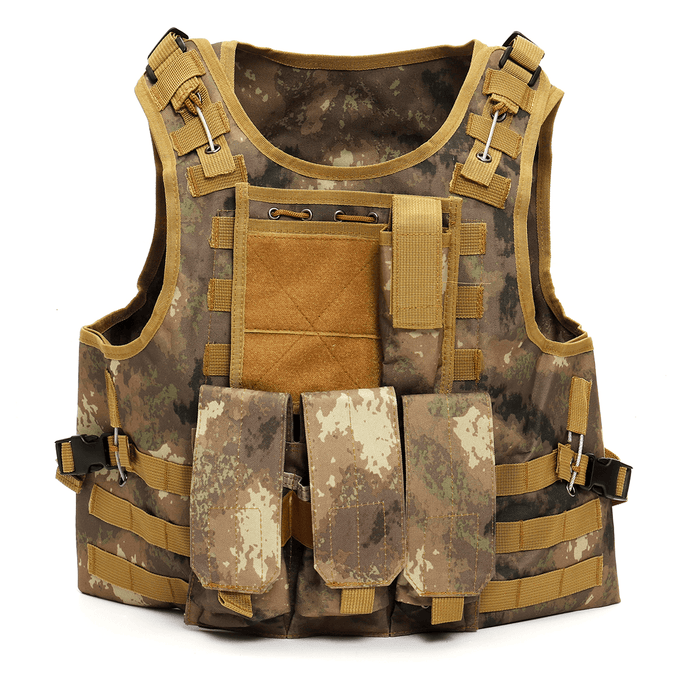 Outdoor Tactical Military Vest Sports Hunting Hiking Climbing Plate Carrier Paintball Combat Vest