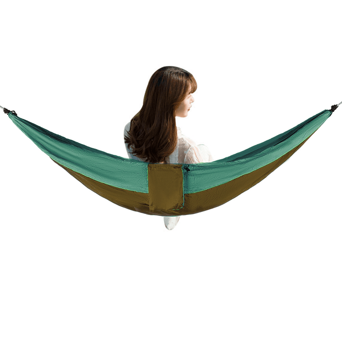 Ipree® Double Person Hammock Nylon Swing Hanging Bed Outdoor Camping Travel Max Load 300Kg