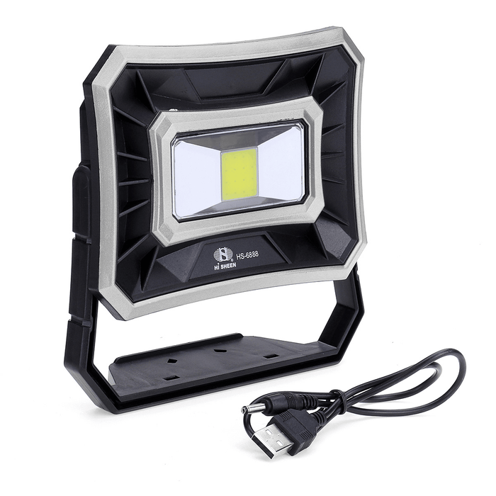 Ipree® 50W Solar LED COB USB Work Light IP65 Waterproof Floodlight Spotlight Outdoor Camping Emergency Lantern