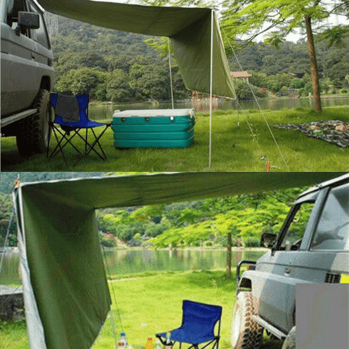 2.8X1.8M Car Side Awning Rooftop Tent Sunshade Outdoor Camping Travel Tent