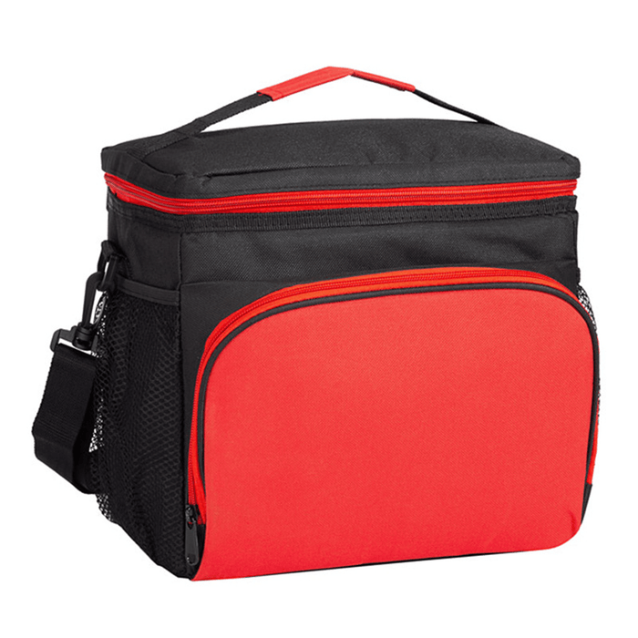 Large Capacity Insulated Portable Lunch Bag with Mesh Pocket Thermal Picnic Food Bag Waterproof Lunch Box