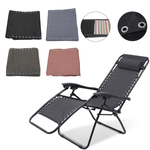 Couch-Cloth Sling-Chairs Replacement Fabric Cloth Lounge Chair Breathable Soft Folding Recliners Cloth 63X17Inch Camping Travel