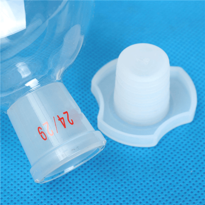 500Ml 24/29 Joint Lab Glass Pear Shape Separatory Funnel with PTFE Stopcock