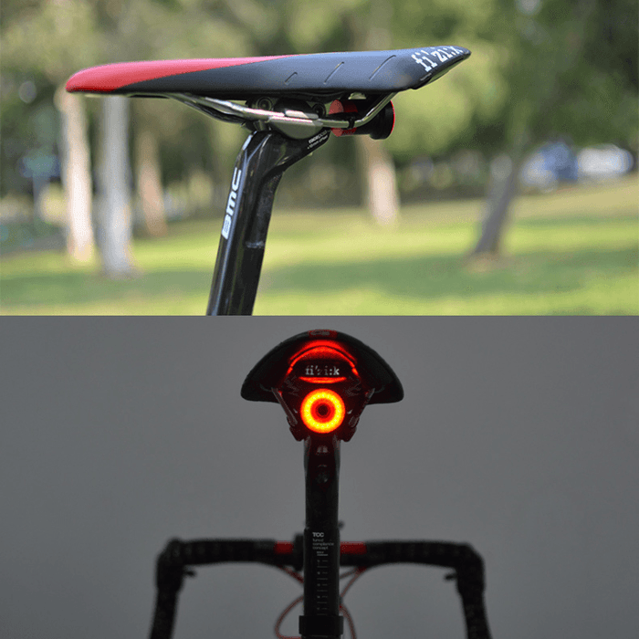 XANES STL07 Smart Bike Tail Light Brake Sensing USB Rechargeable IPX6 Waterproof Rear Light