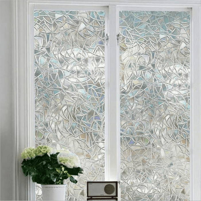 3D Anti-Uv Waterproof Translucent Glass Film Sticker Privacy Home Window