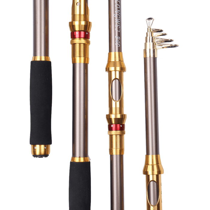 2.1/2.4/2.7/3.0/3.6M Telescopic Fishing Rod Ultra-Light and Sturdy Long-Distance Casting Rod Outdoor Fishing Tools