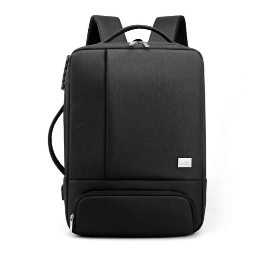 35L USB Backpack 15.6Inch Laptop Bag Waterproof Anti-Theft Lock Travel Business School Bag