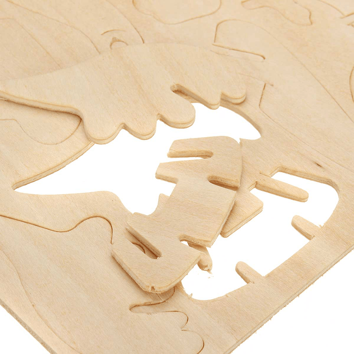 Wooden 3D Puzzle Jigsaw Dragon Snake Animal Shaped Puzzles Toy Kid'S Child'S Educational Toys Gift