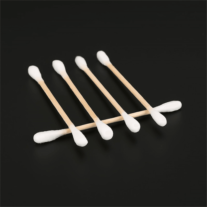 100X Cotton Swabs Swab Applicator Q-Tips Double Head Wooden Stick Cleaning Tools