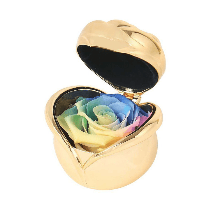 Handmade Preserved Fresh Flower Immortal Rose in Box Valentine'S Day Decorations Lady Gifts