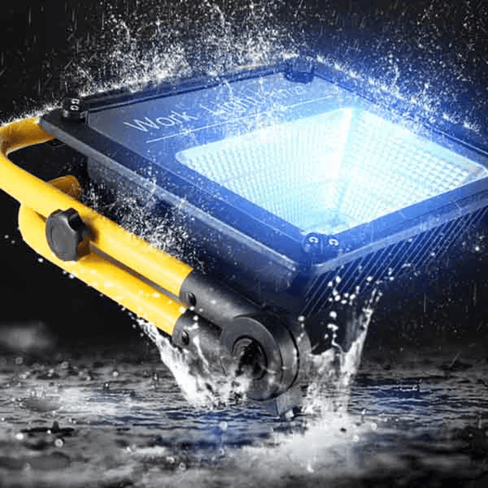 Ipree® W728 120W LED Work Light Waterproof Landscape Spot Lamp USB Rechargeable 2 Modes Outdoor Accent Lighting with Remote Control