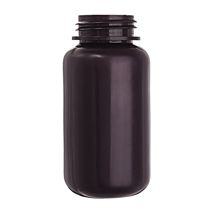 250Ml PP Plastic Brown Bottle Wide Mouth Laboratory Sample Reagent Chemicals Storage Bottle