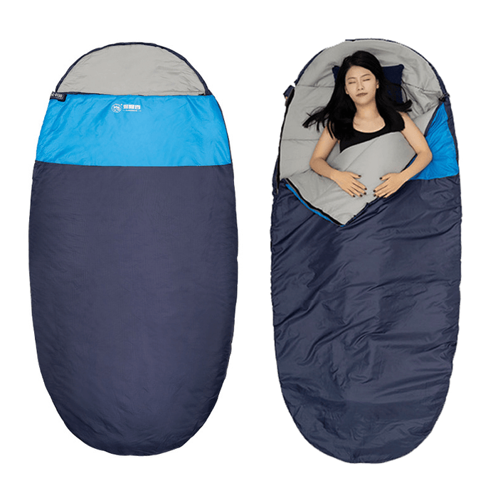 Widen Egg Shape Sleeping Bag Camping Lightweight Warmly Portable Sleep Bag for Adult Outdoor Hiking Travel