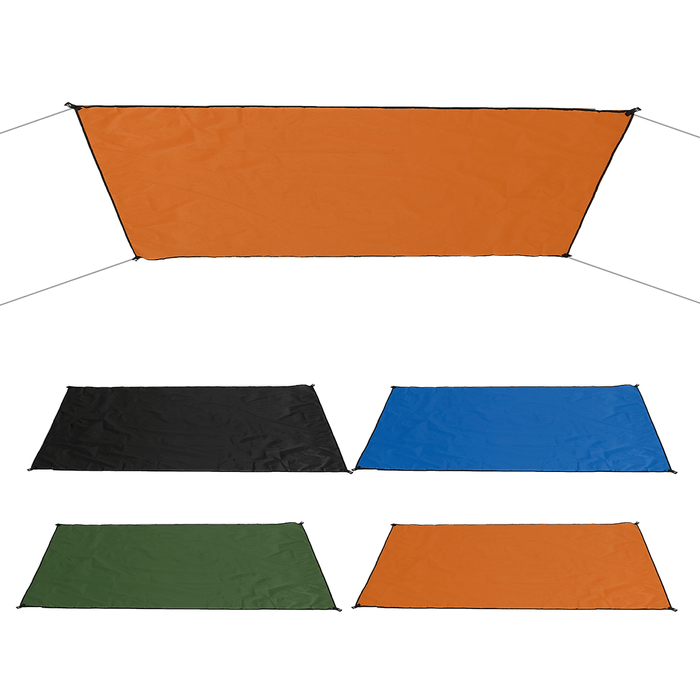 210X150Cm Outdoor Camping Tent Tarp Sunshade Rain Shelter Awning Waterproof Picnic Mat