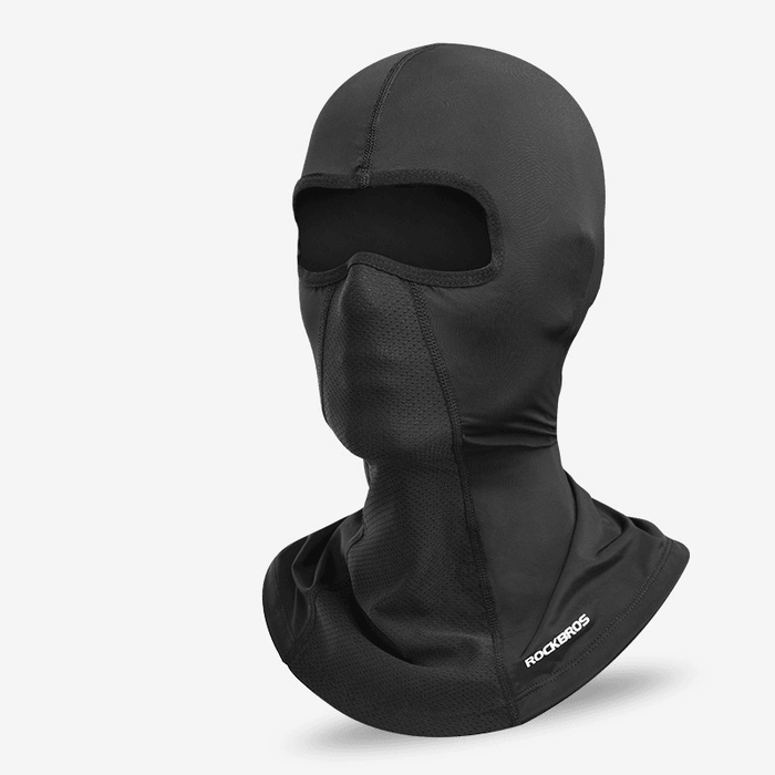 ROCKBROS Ice Silk UV Protection Windproof Scarf Riding Headgear Motorcycle Full Face Mask Skin-Friendly Quick-Drying Fabric